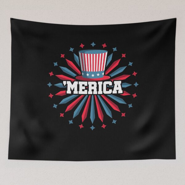 Item preview, Merica Hat 4th of July Memorial Day America USA  designed and sold by NeXore.