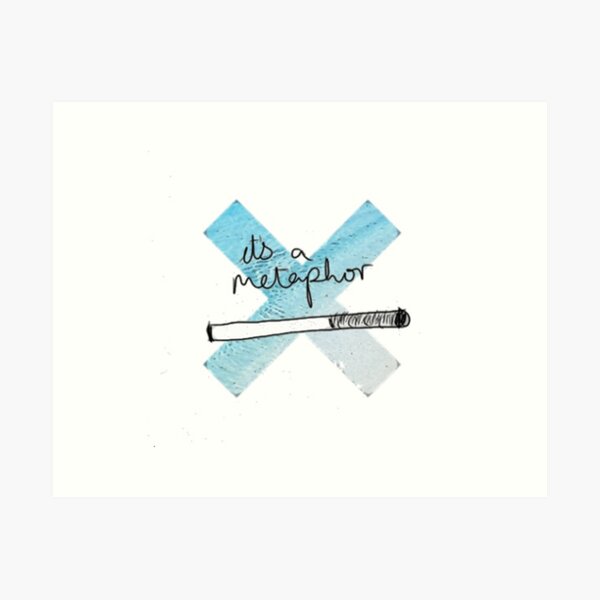Item preview, IT'S A METAPHOR TFIOS THE TAULT IN OUR STARS TUMBLR STICKER SHIRT BAG CASE designed and sold by madebydidi.