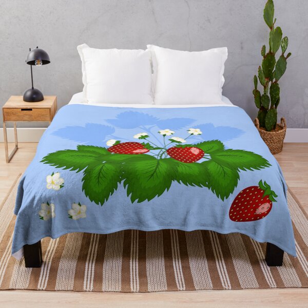 Item preview, Strawberry bush with red berries and white flowers designed and sold by Magazin-Brenda.