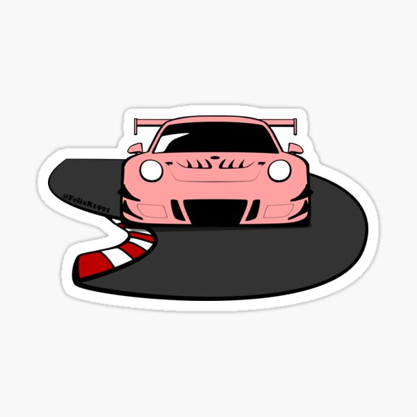Porsche 991 GT3 "Pink Pig" tribute Sticker