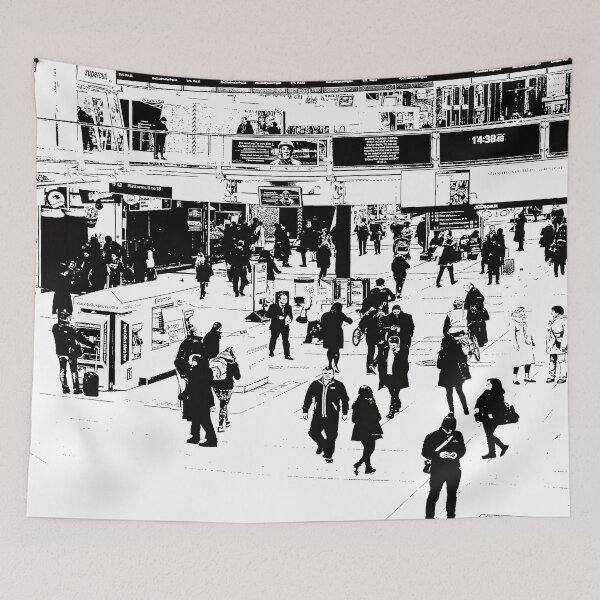 Item preview, Commuter Art London Sketch designed and sold by Londonimages.