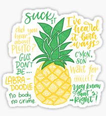 Psych - Quotes Sticker