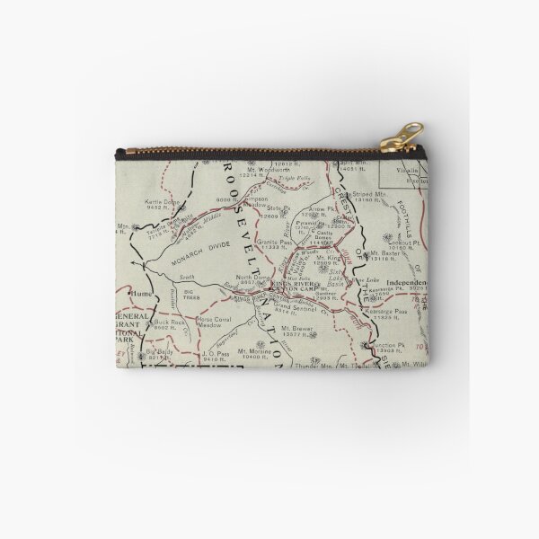 Item preview, Vintage Sequoia National Park Map (1919) designed and sold by BravuraMedia.