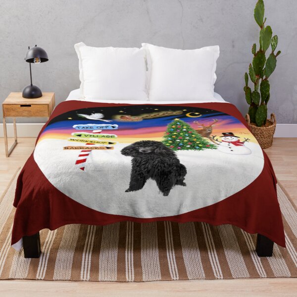Item preview, Christmas Signs -  Black Toy/Miniature Poodle designed and sold by JeanBFitzgerald.