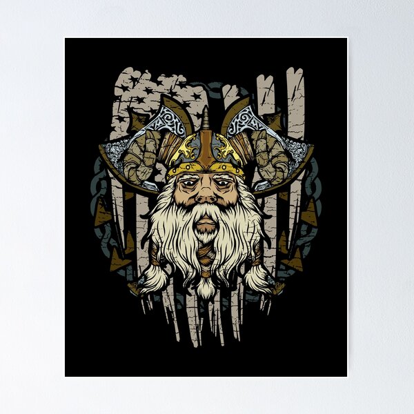 Item preview, American Viking Patriotic Norse Myth Historical designed and sold by perfectpresents.