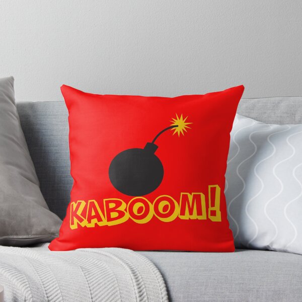 Item preview, KABOOM cartoon explosion noise with bomb designed and sold by jazzydevil.