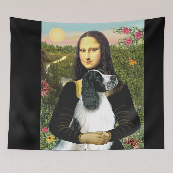 Item preview, Mona Lisa and her English Springer Spaniel designed and sold by JeanBFitzgerald.