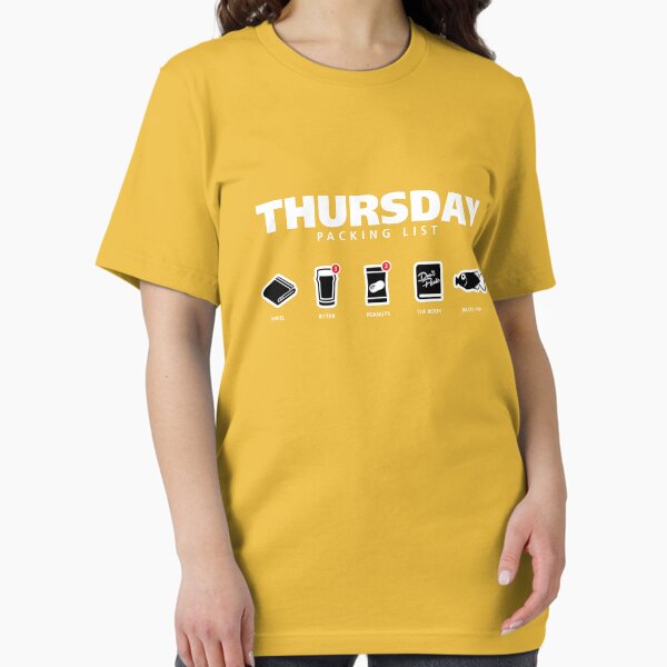 Item preview, THURSDAY - The Hitchhiker's Guide to the Galaxy Packing List designed and sold by Malupali.