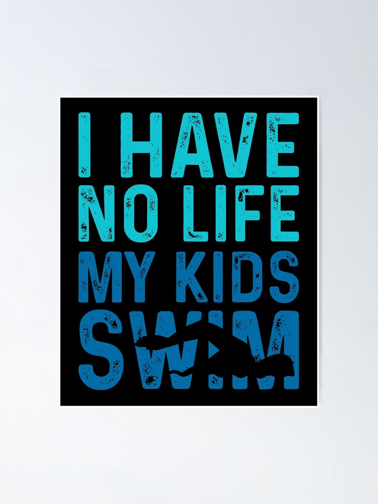 Swim Mom Swim Dad Gifts Funny Swimming Swimmers' Mouse Pad