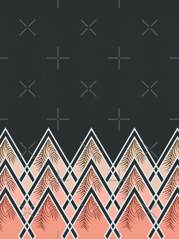 Pink Déco Mountains by designdn