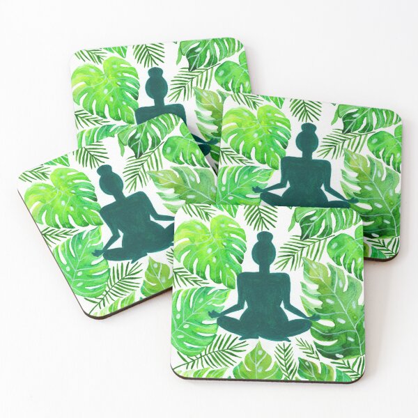 Item preview, Meditative Yoga Lotus pose  designed and sold by Run.Breathe.Create.