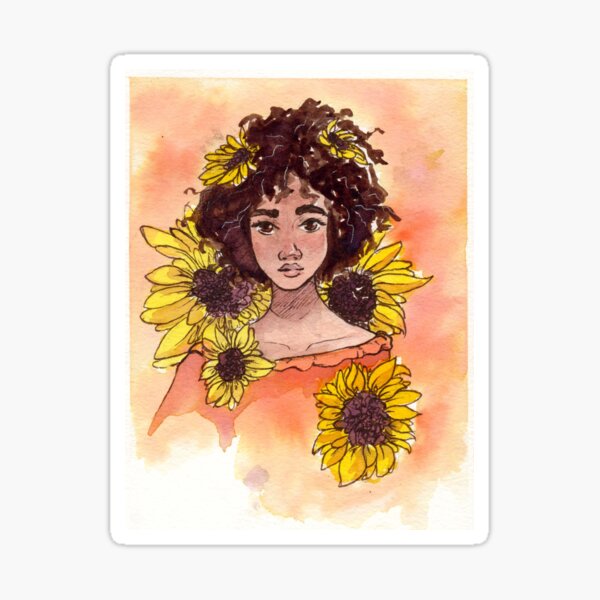 Item preview, Sunflower Lady designed and sold by Alisa-MayK.