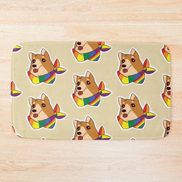 Item preview, Gay Queer LGBT+ Rainbow Pride Doggo designed and sold by Finn van Cappelle.