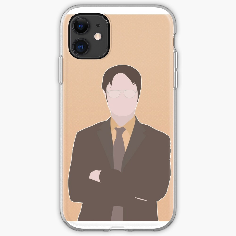 dwight-schrute-the-office-iphone-case-cover-by-barneyrobble-redbubble