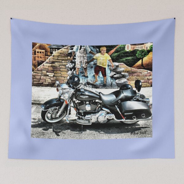 Item preview, "MURAL BOY WANTS A RIDE," Photo, for prints and products designed and sold by Bob Hall©.