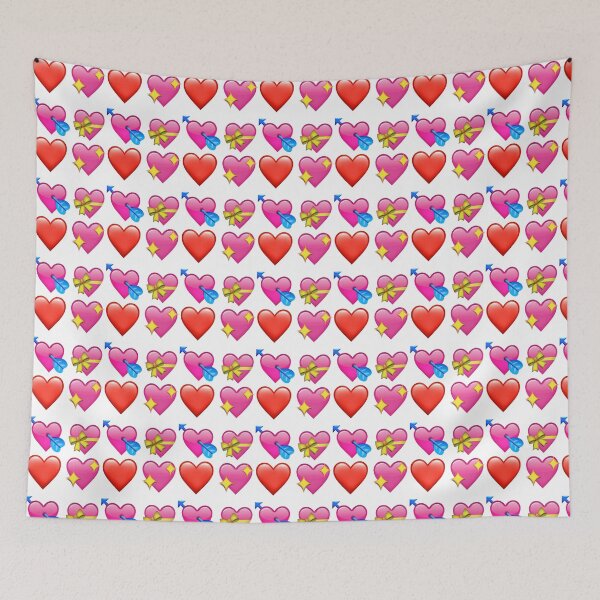 Item preview, heart emoji stickers designed and sold by Rain R.