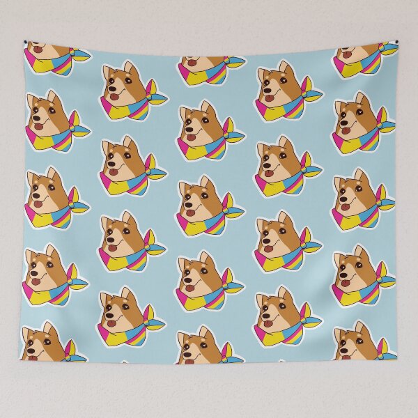 Artikelvorschau, Pansexuelle LGBT + Pride Doggo entworfen und verkauft von Finn van Cappelle.