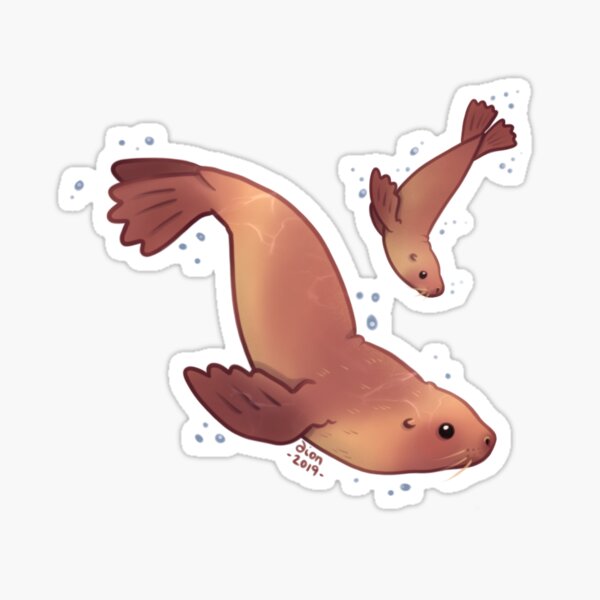 New Zealand Sea Lion Sticker