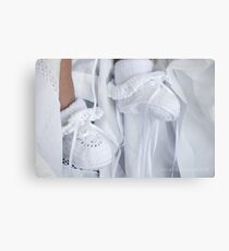 Baby Booties Canvas Print