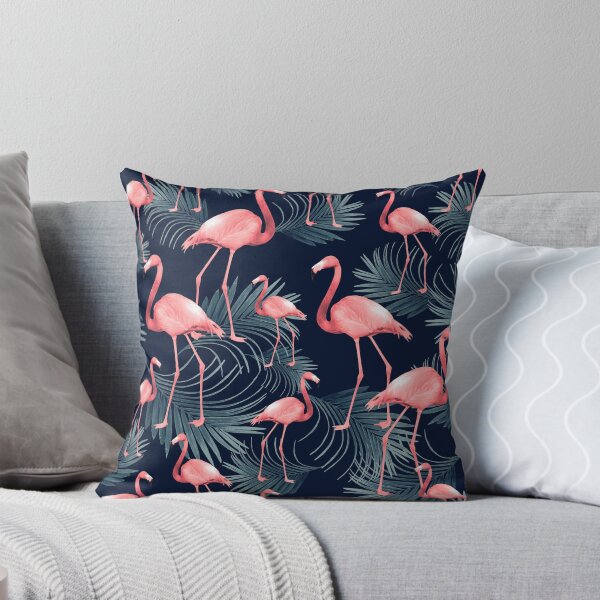 Item preview, Summer Flamingo Palm Night Vibes #1 #tropical #decor #art designed and sold by Anita's & Bella's Art.