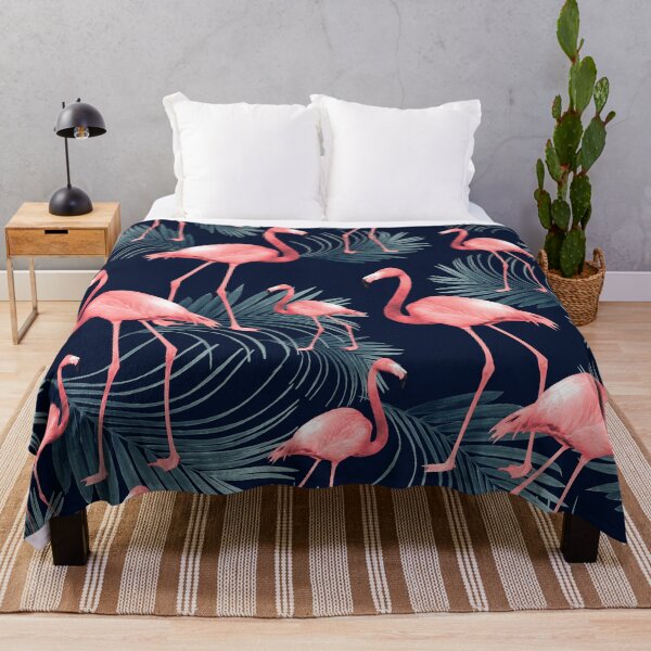 Item preview, Summer Flamingo Palm Night Vibes #1 #tropical #decor #art designed and sold by Anita's & Bella's Art.