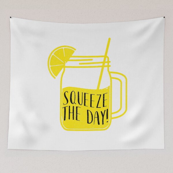 Item preview, Squeeze The Day Lemon Pun Seize The Day Inspirational designed and sold by funnytshirtemp.