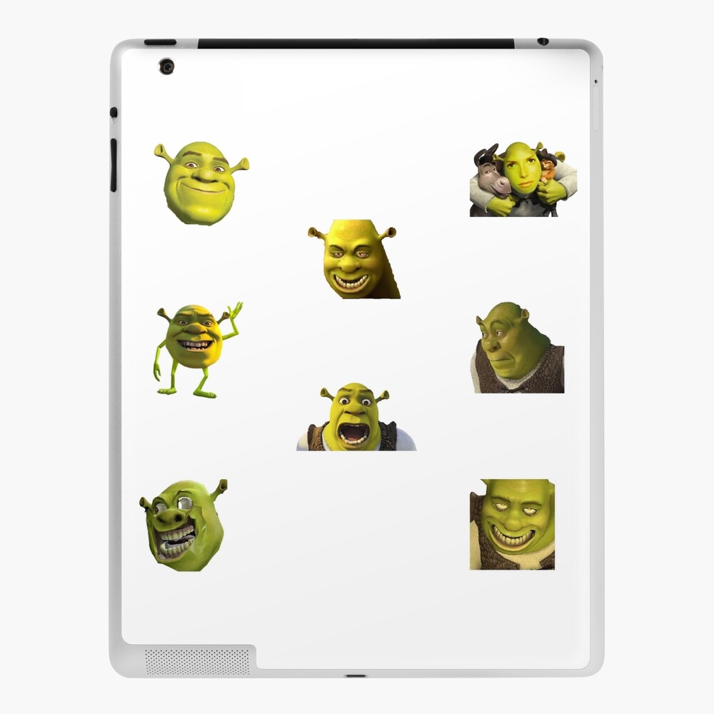 Shrek Meme Sticker Pack Ipad Case Skin By Andreschilder Redbubble - shrek frog meme dank meme roblox