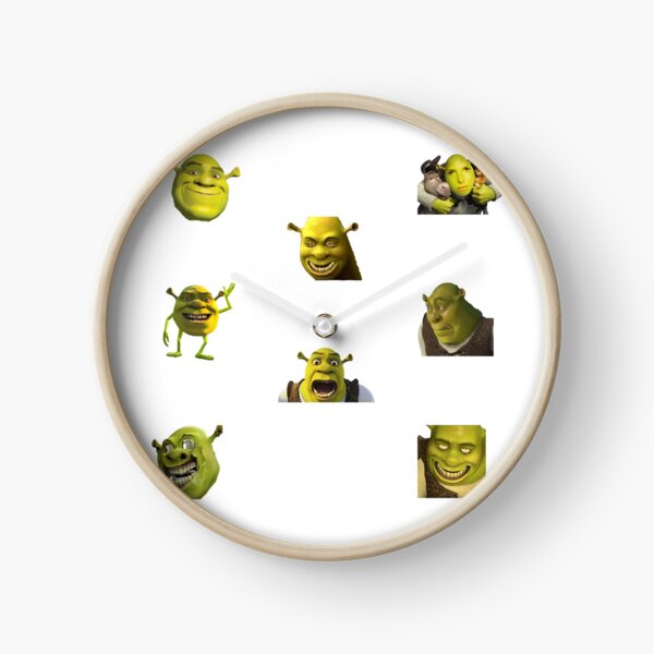 Roblox Meme Sticker Pack Clock By Andreschilder Redbubble - aa shrek in baby roblox