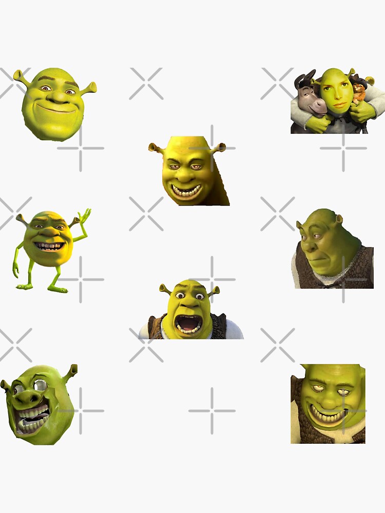 shrek meme sticker pack by AndreSchilder