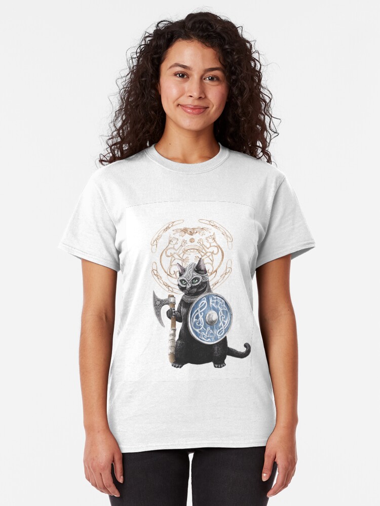 Alternate view of Veggie Goes Viking Classic T-Shirt