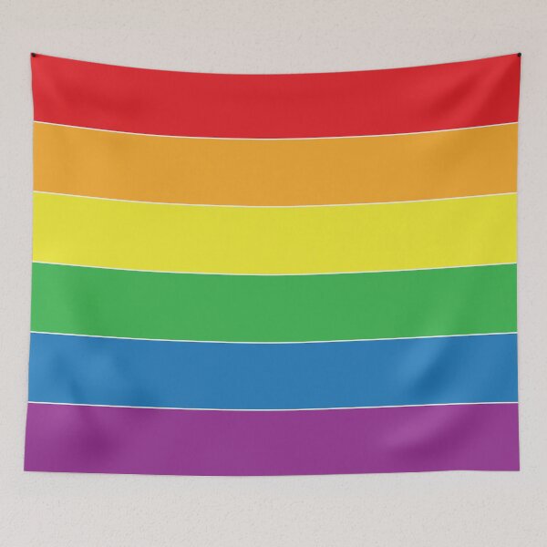 Item preview, Gay Pride - Gay Pride Flag - Rainbow Stripe designed and sold by ShowYourPRIDE.