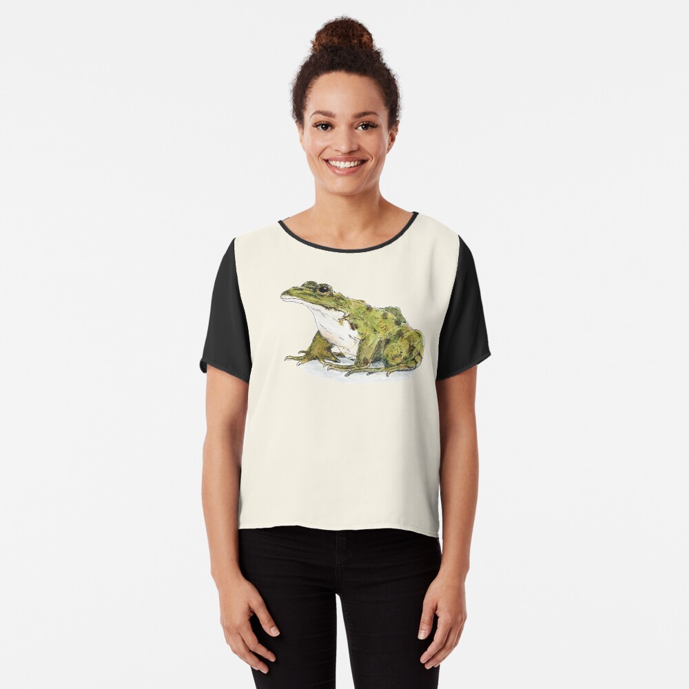 Frog Chiffon Top