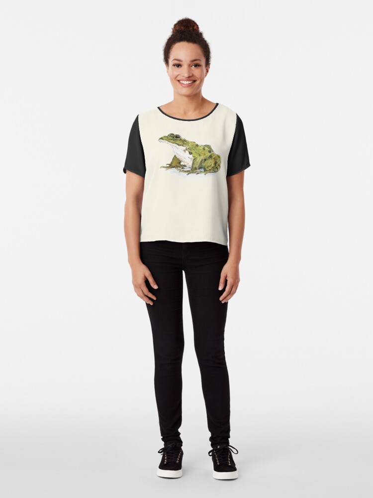 Alternate view of Frog Chiffon Top