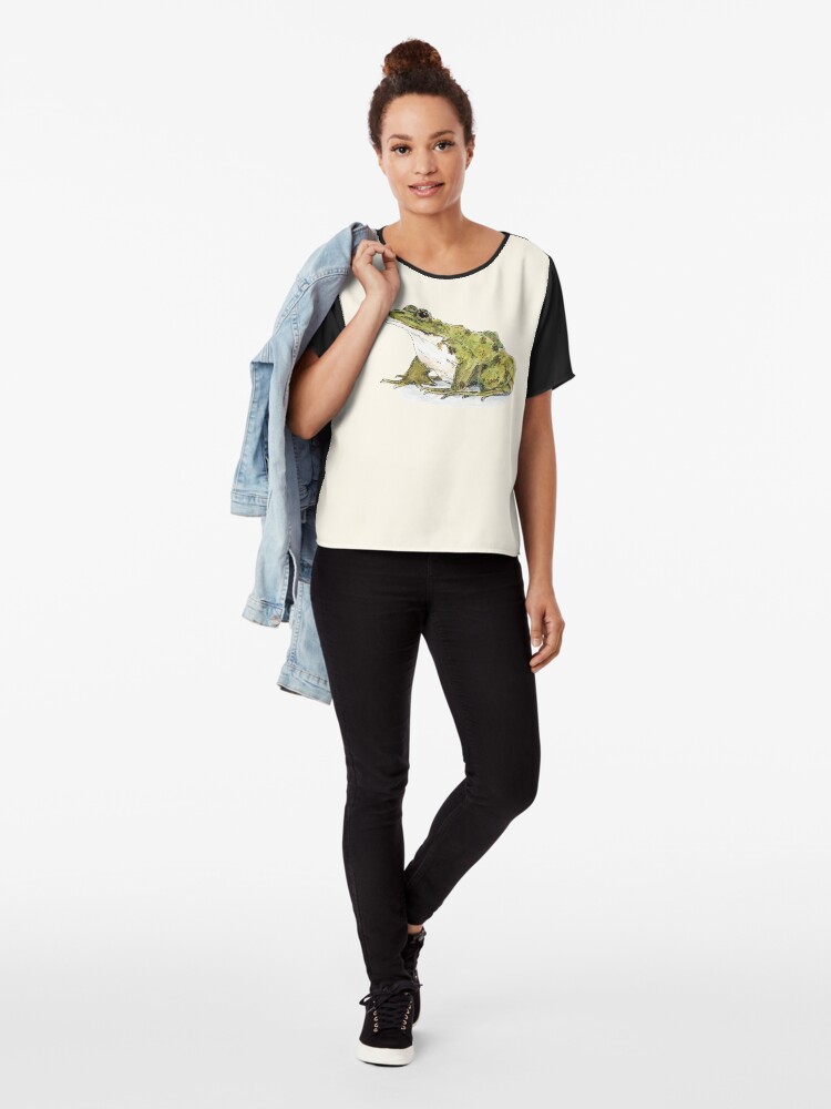 Alternate view of Frog Chiffon Top