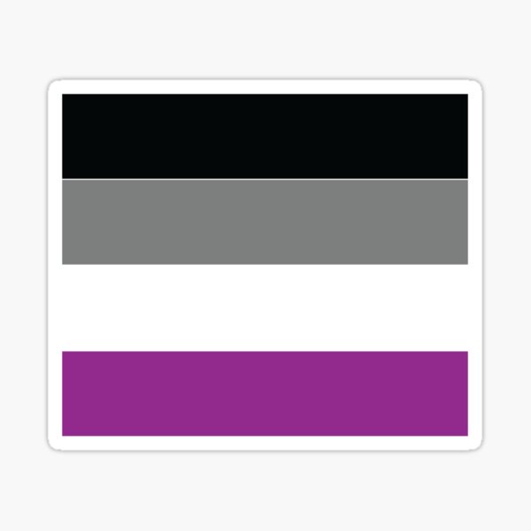 Asexual Pride Flag Sticker For Sale By Showyourpride Redbubble