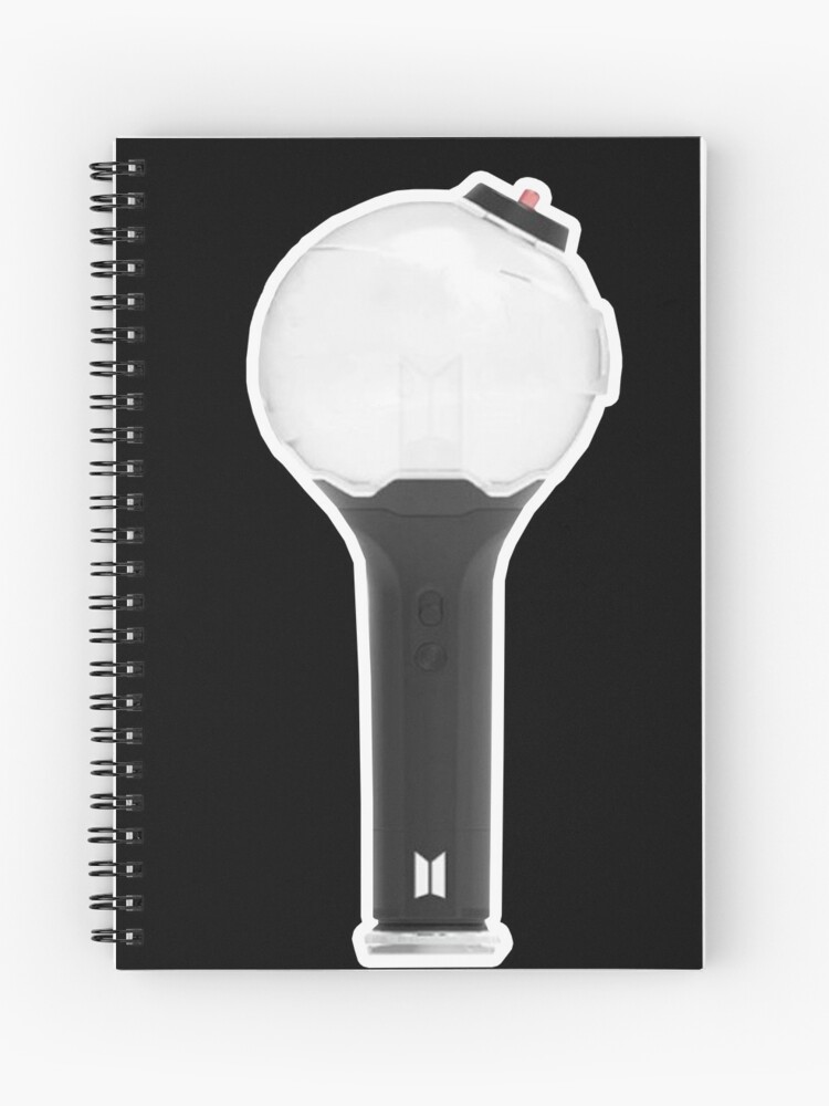 BTS Lightstick Ver - BTS" Spiral Notebook for by SHOWMETHEKSHIRT | Redbubble
