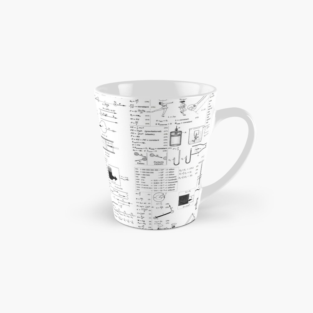 General Physics Formula Set, mug,tall,x1000,right-pad,1000x1000,f8f8f8