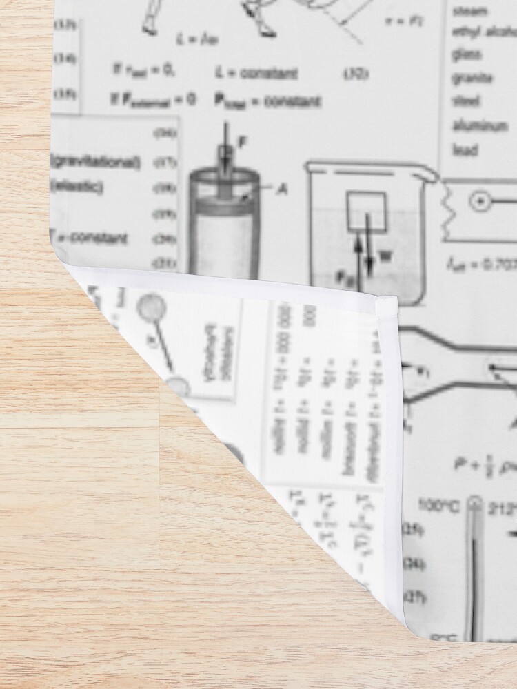 Alternate view of General Physics #General #Physics #GeneralPhysics Shower Curtain