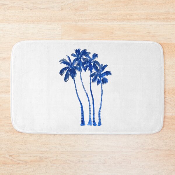 Item preview, Indigo Blue Palm Trees designed and sold by LIMEZINNIASDES.