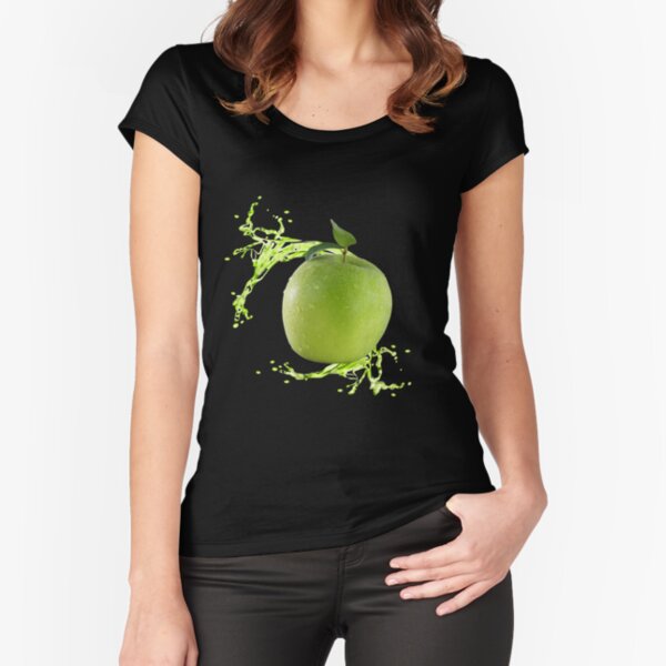 Apple Fitted Scoop T-Shirt