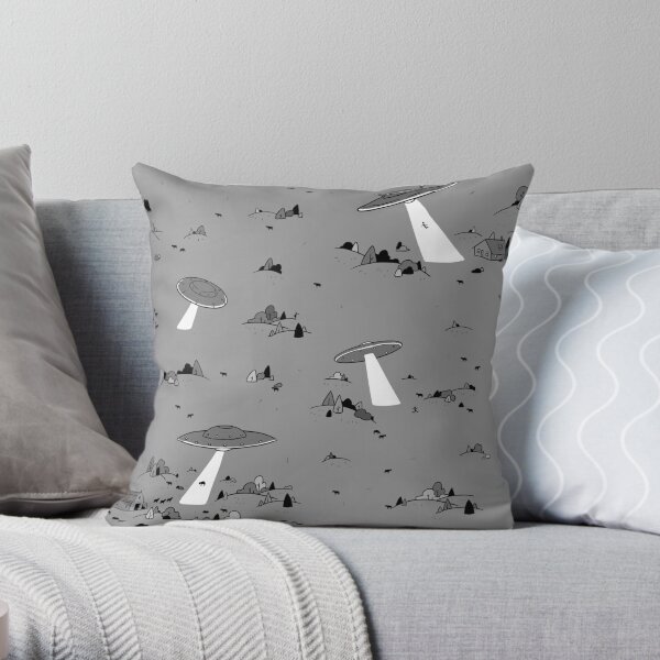 Abduction Party Throw Pillow