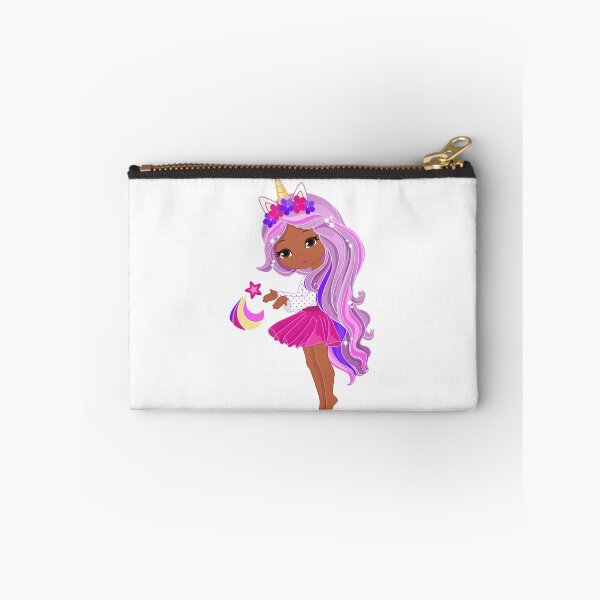Item preview, Unicorn Girl Pink Black designed and sold by apurpleunicorn.