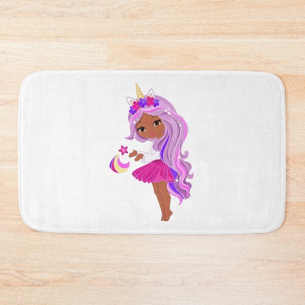 Item preview, Unicorn Girl Pink Black designed and sold by apurpleunicorn.
