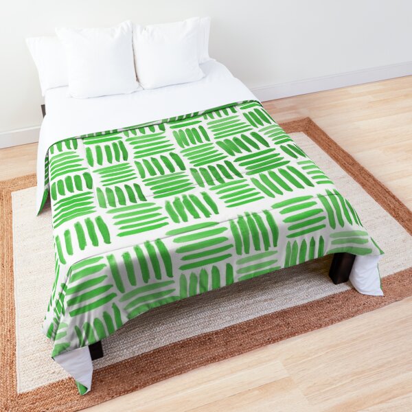 Green Parquet Comforter