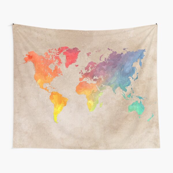 World Map maps Tapestry