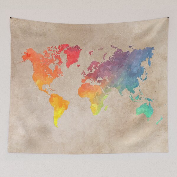Item preview, World Map maps designed and sold by JBJart.