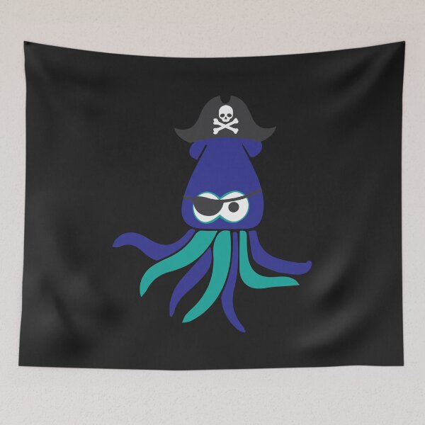Item preview, Octopus octopus squid pirate designed and sold by tarek25.