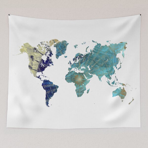 Item preview, World map wind rose #map #worldmap designed and sold by JBJart.