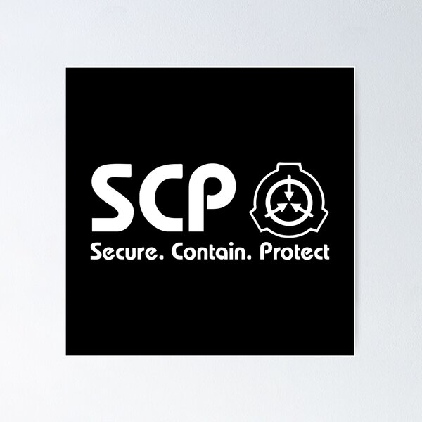 SCP Foundation White Logo Poster by Harbud Neala - Fine Art America