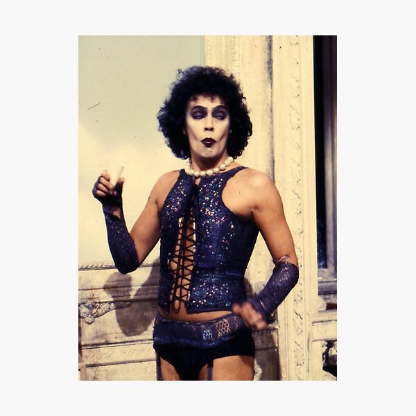 Beliggenhed Ødelægge Ups TIM CURRY -- The Rocky Horror Picture Show Dr. Frank n Furter Sweet  Transvestite" Photographic Print for Sale by goon-squad | Redbubble
